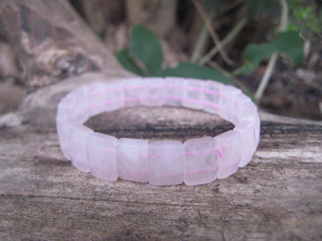 Rose Quartz Bracelets unconditional love and self acceptance, unification with the Divine 3720